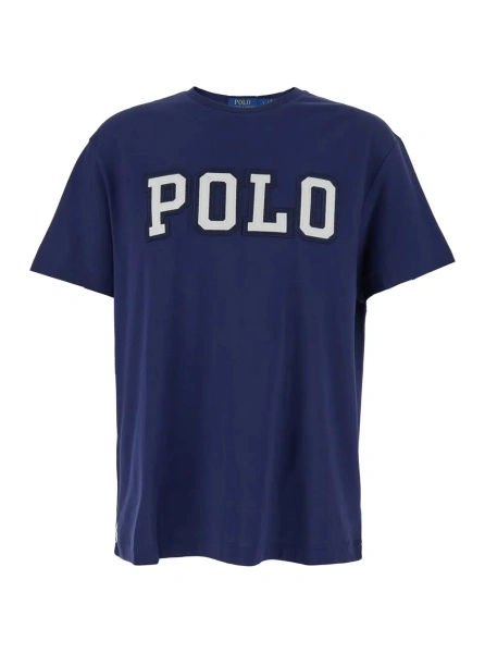 Tricou Ralph Lauren albastru din bumbac