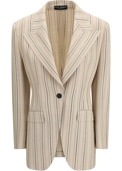 Vesta Single-breasted regimental pinstripe Jacket
