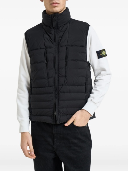 Vesta Stone Island neagra din poliamida si elastan