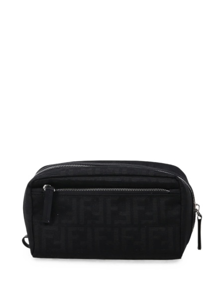Accesorii de voiaj Fendi negre din bumbac si polyester