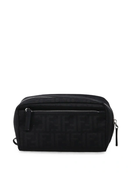 Accesorii de voiaj Fendi negre din bumbac si polyester