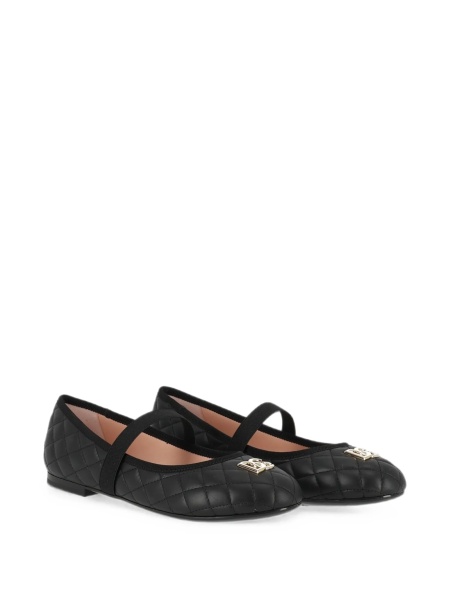 Balerini Dolce & Gabbana negri din piele