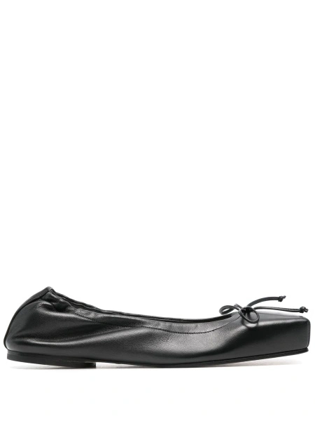 Balerini JACQUEMUS negri din piele