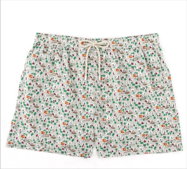 Bermude Costume Da Bagno Con Stampa