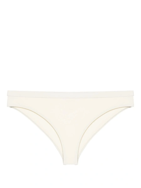 Bikini Jil Sander albi din poliamida si spandex/elastan