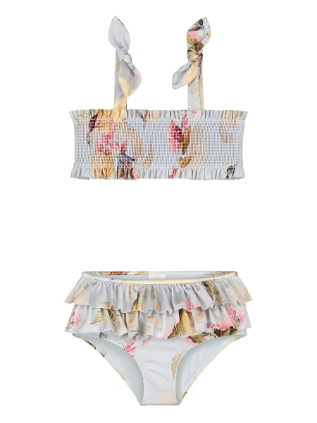 Bikini ZIMMERMANN albastri din elastan si poliamida