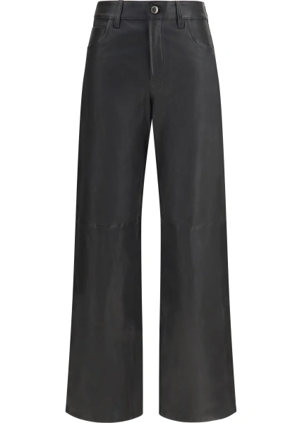 Blugi 7 For All Mankind negri din piele