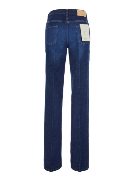 Blugi Blue jeans with pockets and zip closure in cotton for women