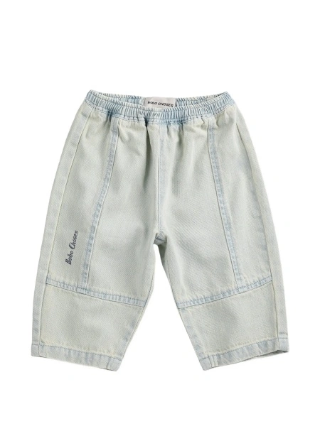 Blugi Bobo Choses albastri din bumbac organic