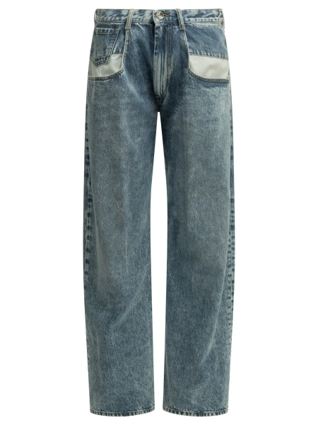 Blugi "Boyfriend" Straight-Leg Jeans