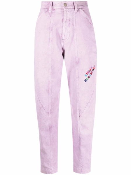 Blugi conici Stella McCartney violet