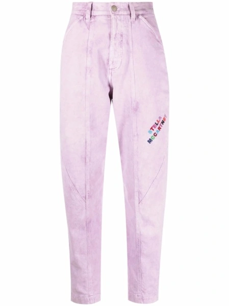 Blugi conici Stella McCartney violet