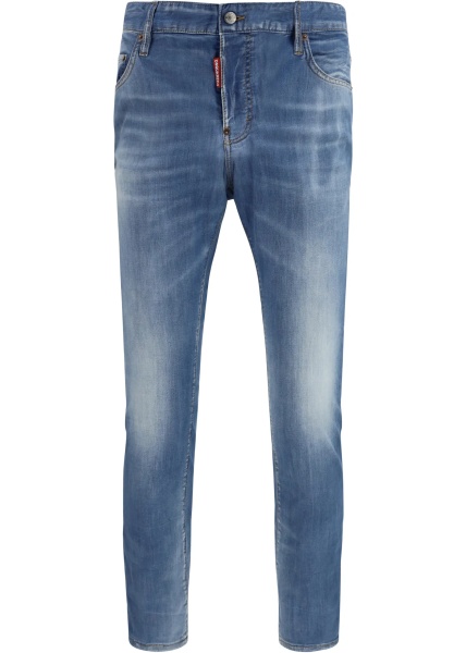 Blugi Cotton Jeans with logo application