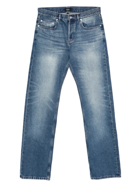 Blugi drepti A.P.C. albastri