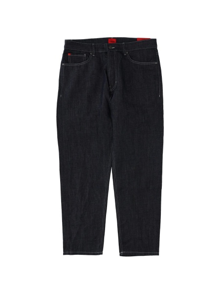 Blugi drepti Hugo Boss albastri