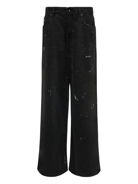 Blugi evazati MM6 Maison Margiela negri