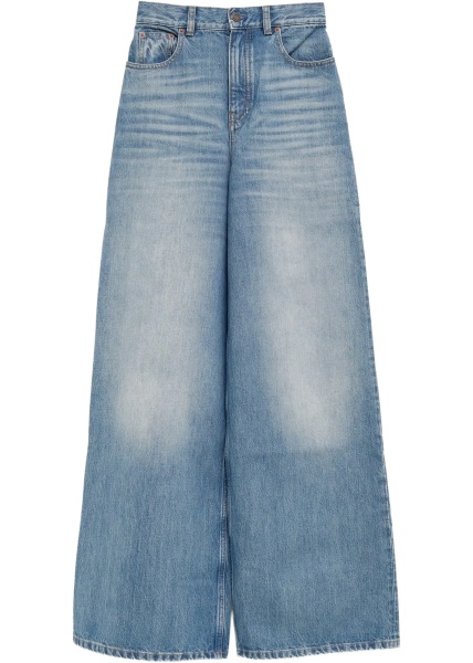 Blugi High-Rise Wide-Leg Jeans