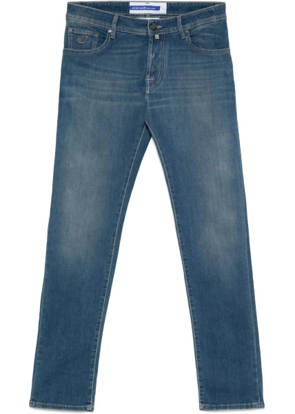 Blugi Jacob Cohen Medium Blue Cotton Denim Jeans*