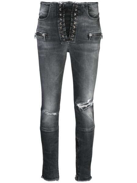 Blugi Skinny Unravel negri