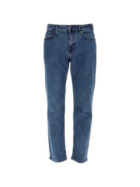 Blugi slim fit Hugo Boss albastri