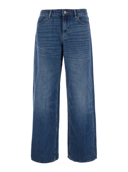 Blugi Tory Burch albastri din denim