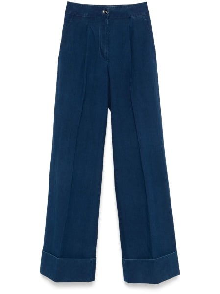 Blugi Wide-leg jeans with pleats