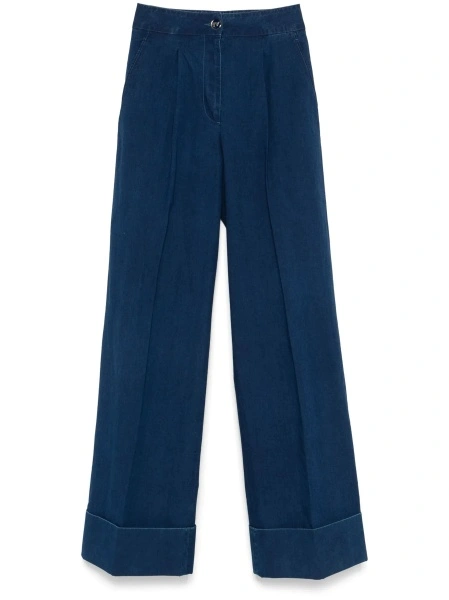 Blugi Wide-leg jeans with pleats