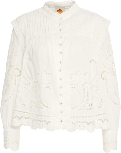 Bluza Blouse with eyelet pattern