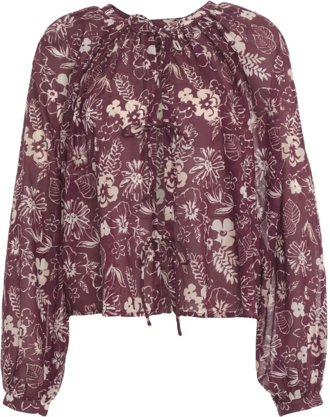Bluza Blouse with floral print 'Breeze'