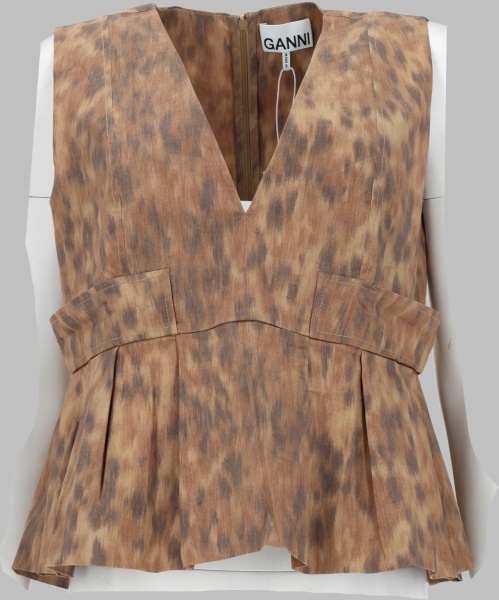 Bluza Blusa In Cotone Con Stampa