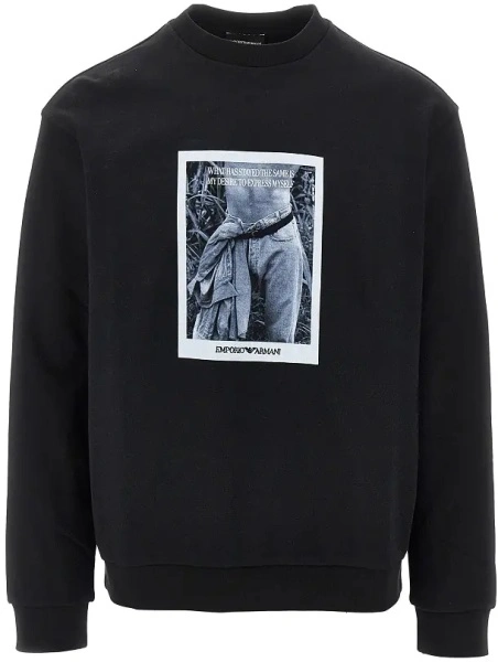 Bluza de trening Emporio Armani neagra