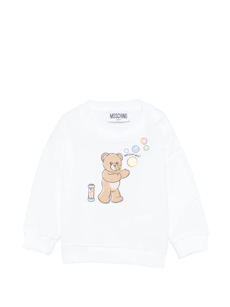Bluza de trening Moschino alba