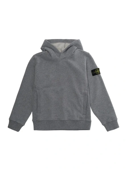 Bluza de trening Stone Island gri din bumbac