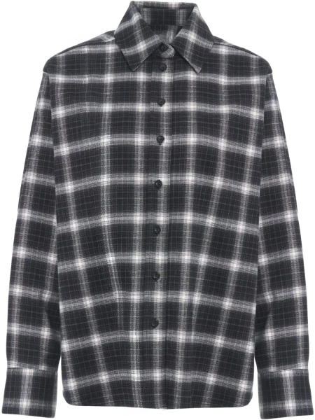 Bluza eleganta Second Female neagra din flanela