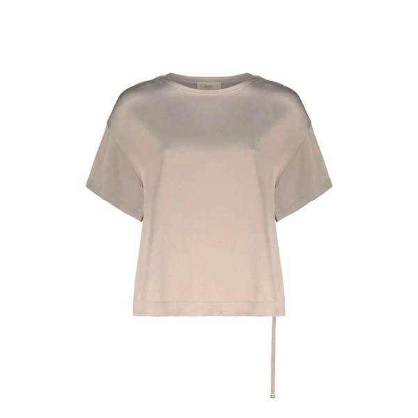 Bluza Herno asymmetric short-sleeve blouse