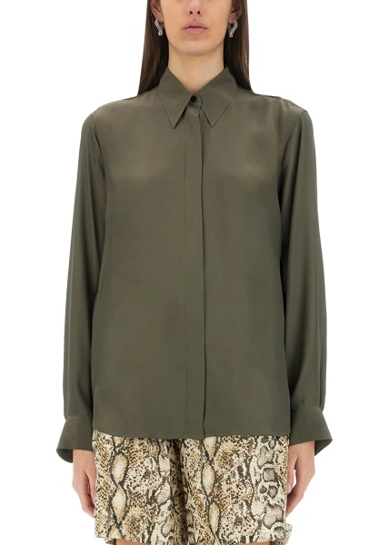 Bluza Silk Blend Satin Shirt