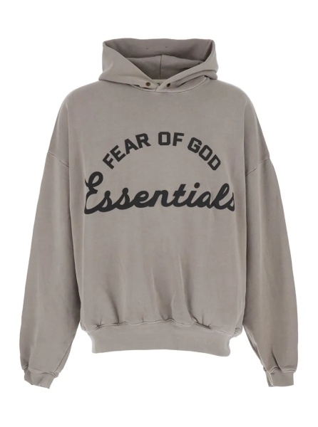 Bluza trening Gray 'TRAINING 90'S HOODIE ESSENTIALS' Hoodie with Fixed Hood and Kangaroo Pocket