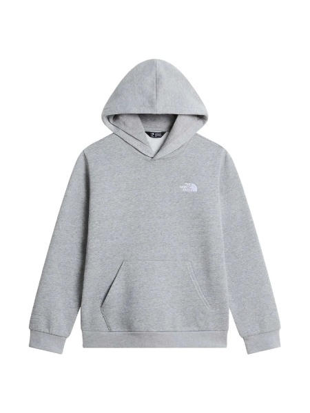 Bluza trening TEEN EVOLUTION SIMPLE DOME PULLOVER HOOD TNF Pale Grey Heather