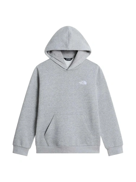 Bluza trening TEEN EVOLUTION SIMPLE DOME PULLOVER HOOD TNF Pale Grey Heather