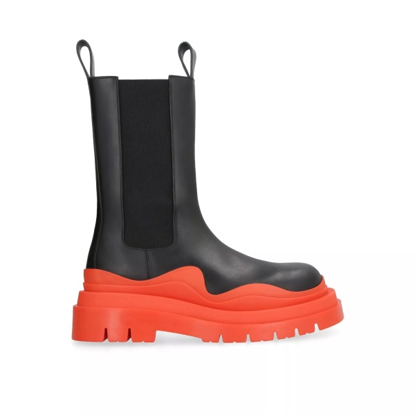 Bocanci Bottega Veneta Leather Tire Boots