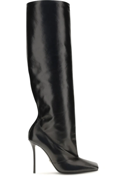 Bocanci casual Dolce & Gabbana din piele de vitel