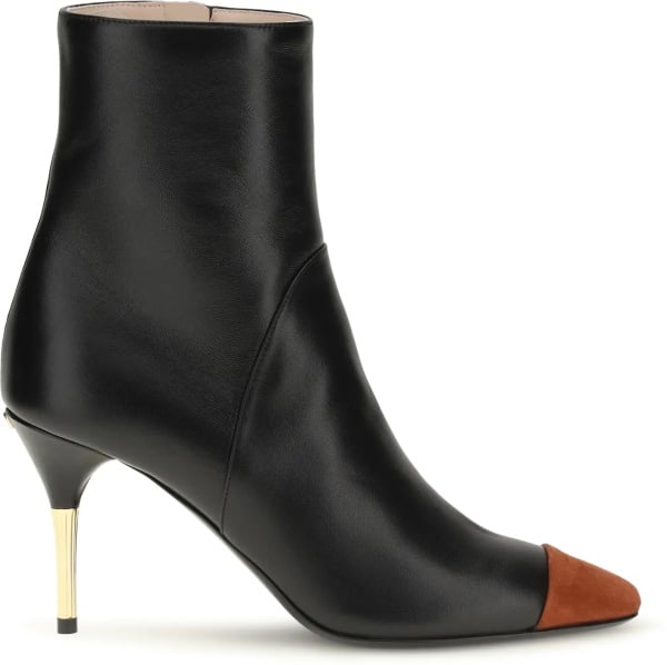 Bocanci Sinead nappa and suede Ankle Boots