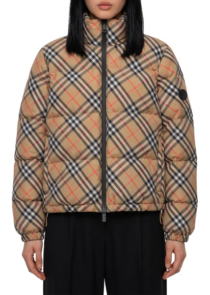 Bomber Ambleside Check Puffer Jacket