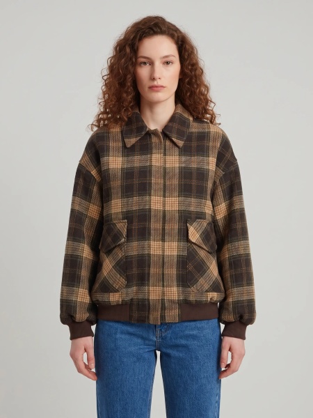 Bomber Check Bomber Jacket