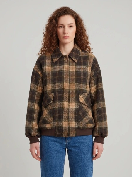 Bomber Check Bomber Jacket