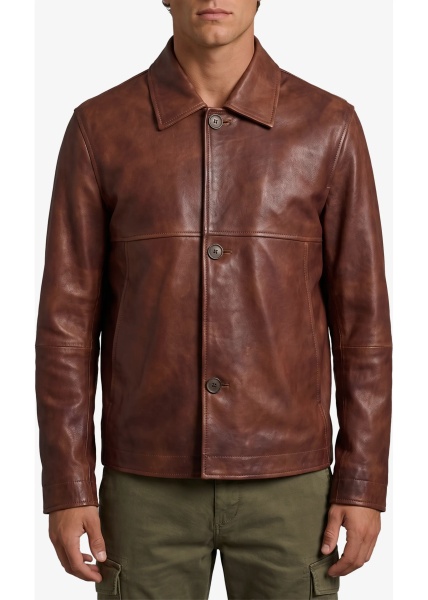 Bomber Steep Vegetal Leather Jacket