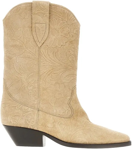 Botine Suede leather 'Duerto' texan boots