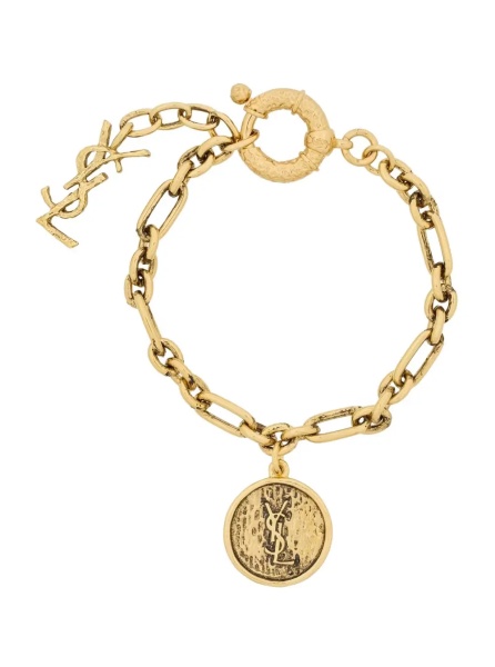 Bratari Gold-colored Chain Bracelet with Cassandre Charm in Brass for Women