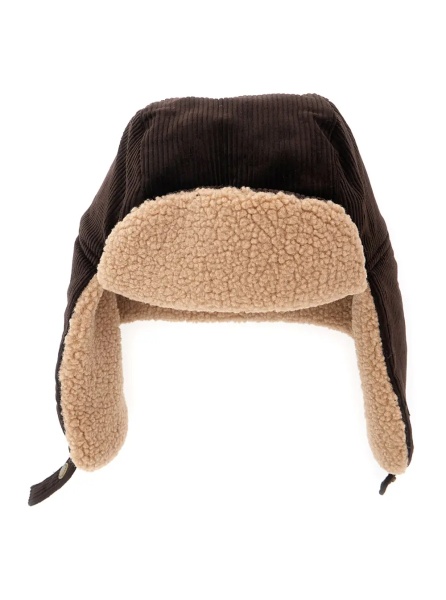 Caciula Balaclava in Tech Fabric with Full Coverage and Brown Unisex