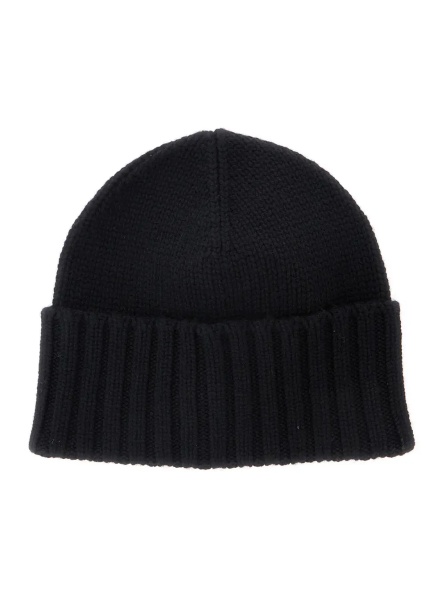 Caciula Cashmere beanie with classic cut, in cashmere, black color, unisex